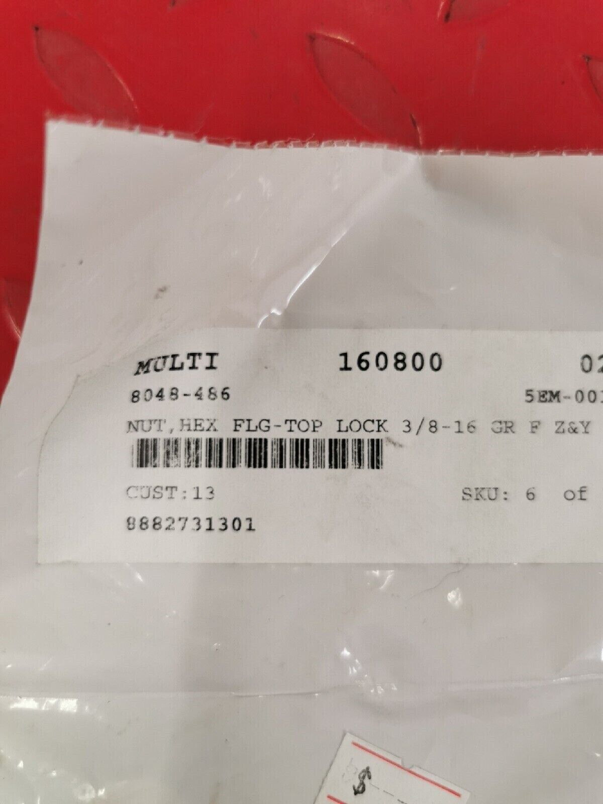 NOS Arctic Cat Hex Lock Nut 8048-486 A3