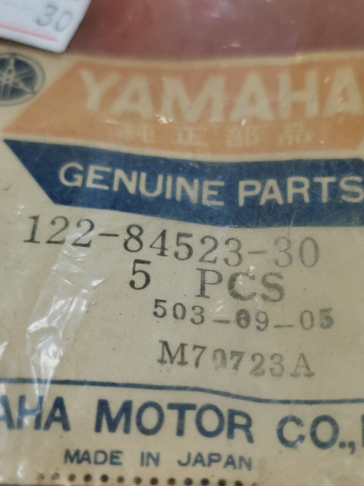 NOS YAMAHA FS1 TY50 GASKET TAIL LENS 122-84523-30 Y30