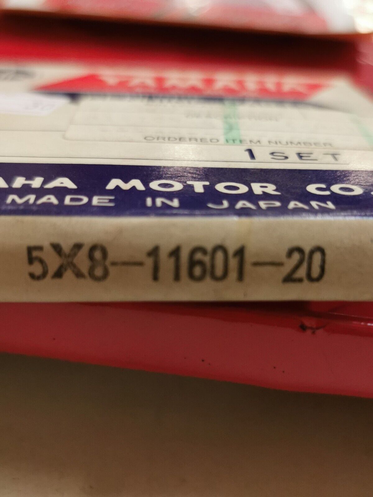 NOS YAMAHA PISTON RING SET 0.50MM 2W6-11601-20 5X8-11601-20 SUB 3JM-11601-20 Y32