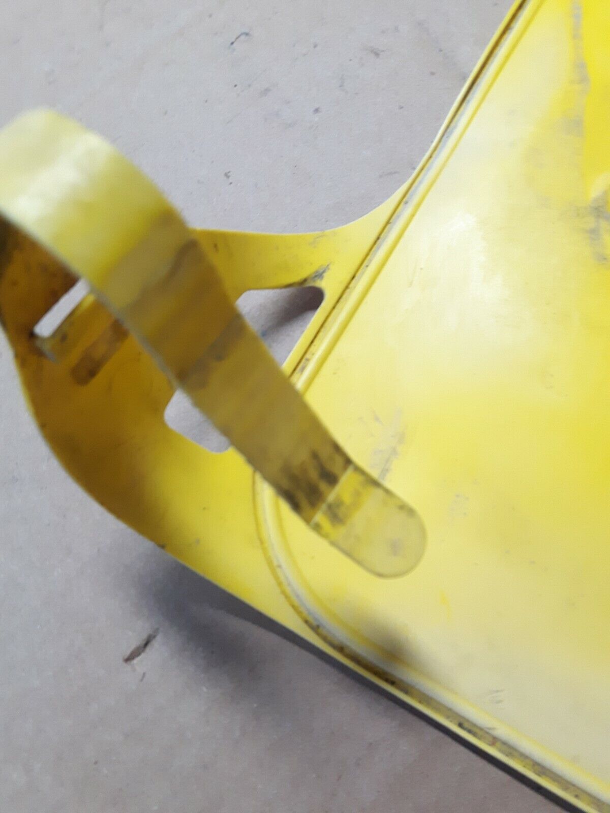 Suzuki RM250 1990 front number plate cover panel 1989 yellow