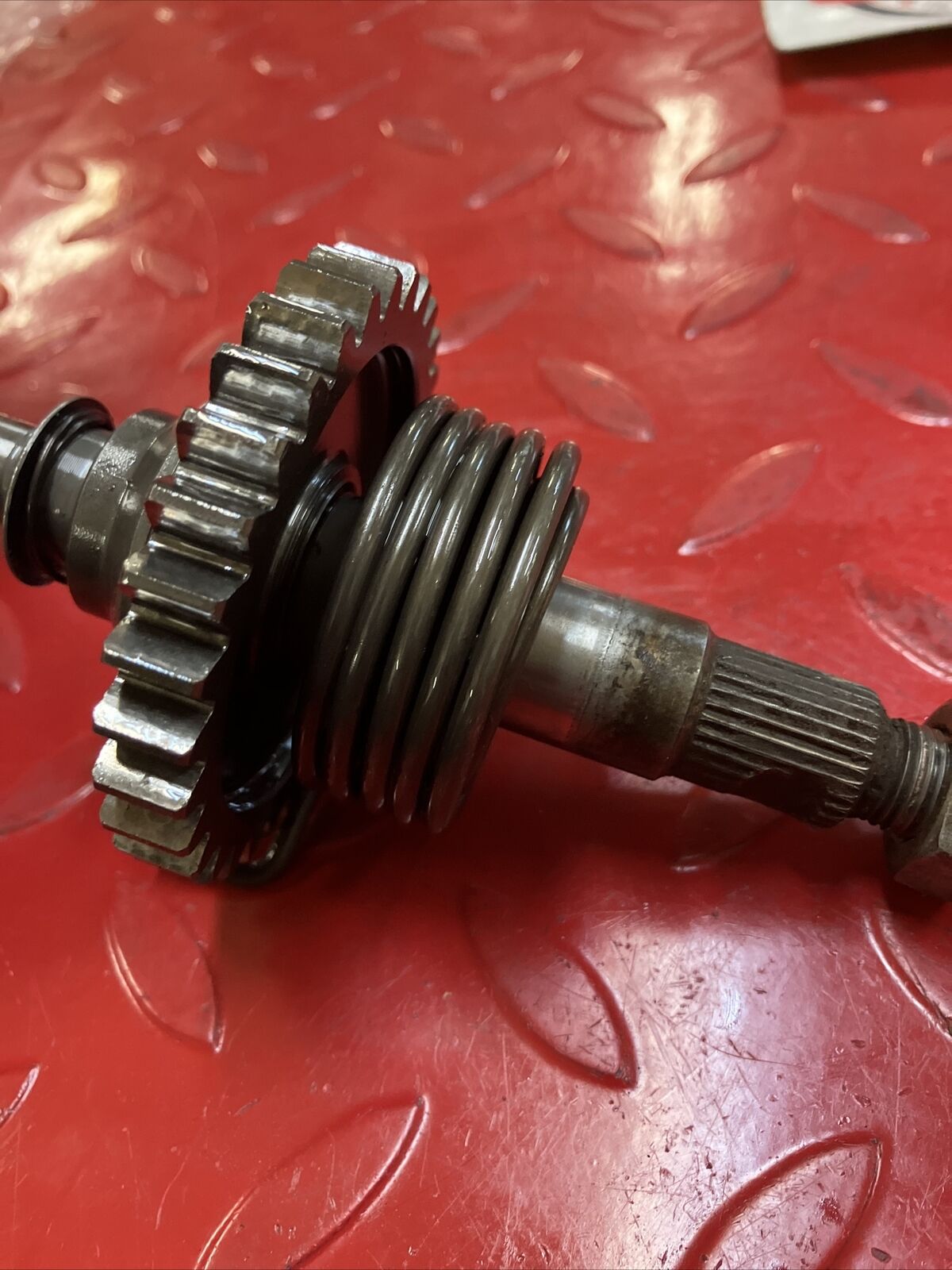 Kawasaki KDX200 1987 kickstarter kick starter shaft 1986 1988 13066-1063