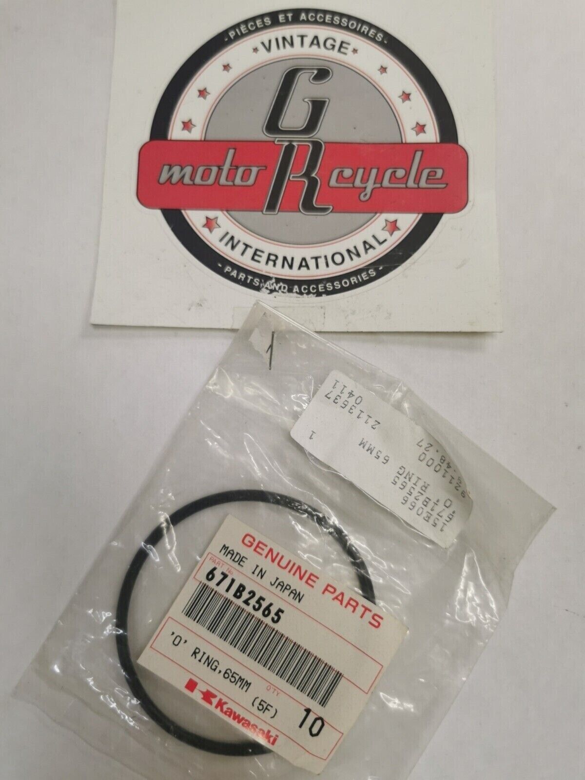 NEW NOS KAWASAKI O RING 671B2565 K32