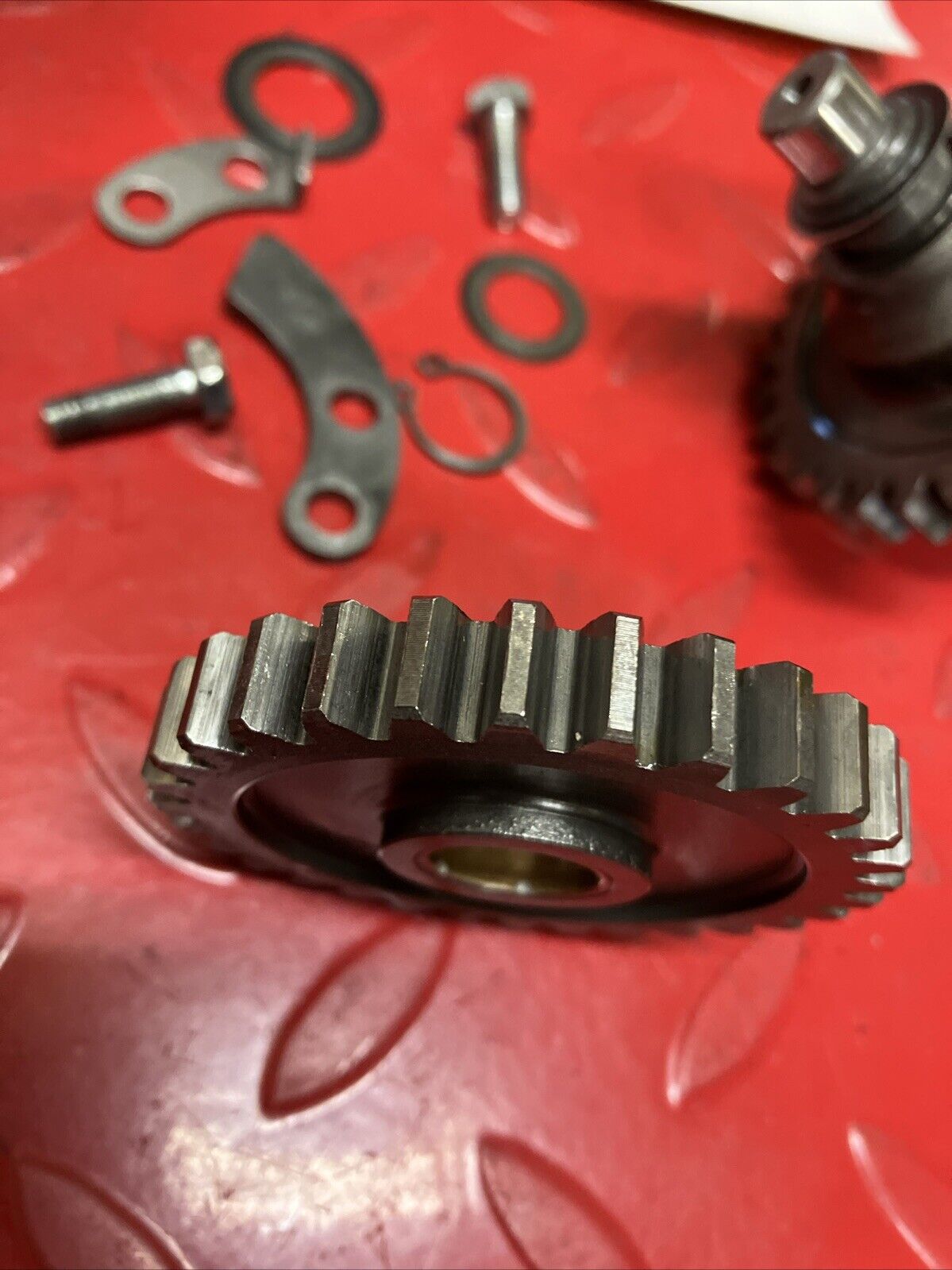 Kawasaki KDX200 1986 kickstarter kick starter shaft 1987 1988 13066-1063