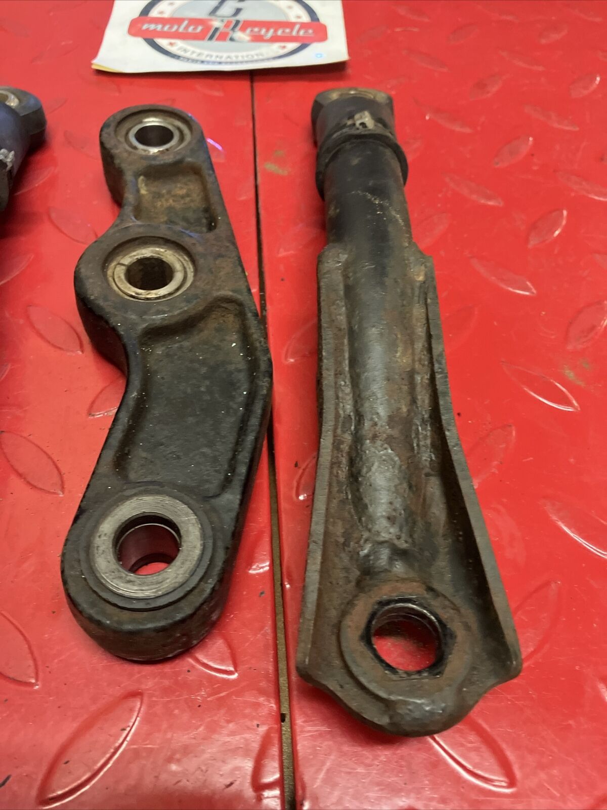 Kawasaki KX125 1980 Rear shock absorber linkage suspension arm unitrak rod