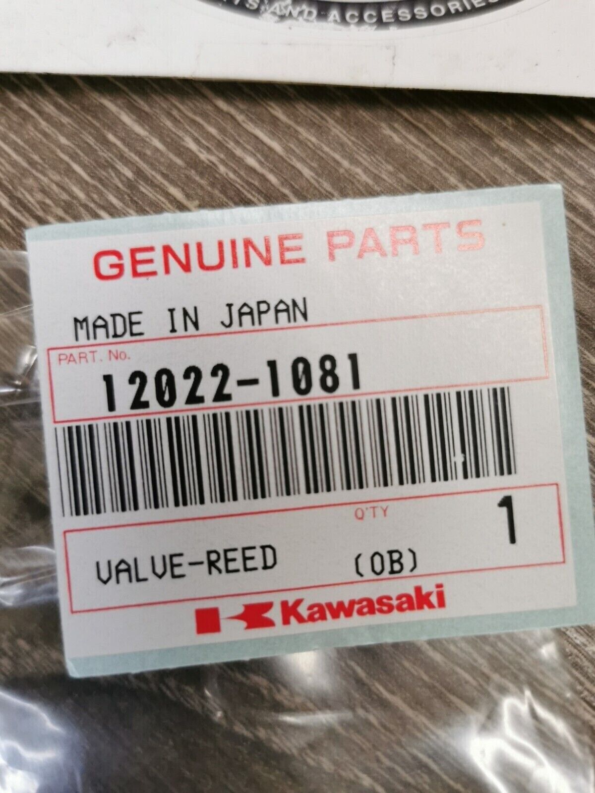 NOS KAWASAKI KX250 1998 - 2000 REED VALVE 12022-1081 K30