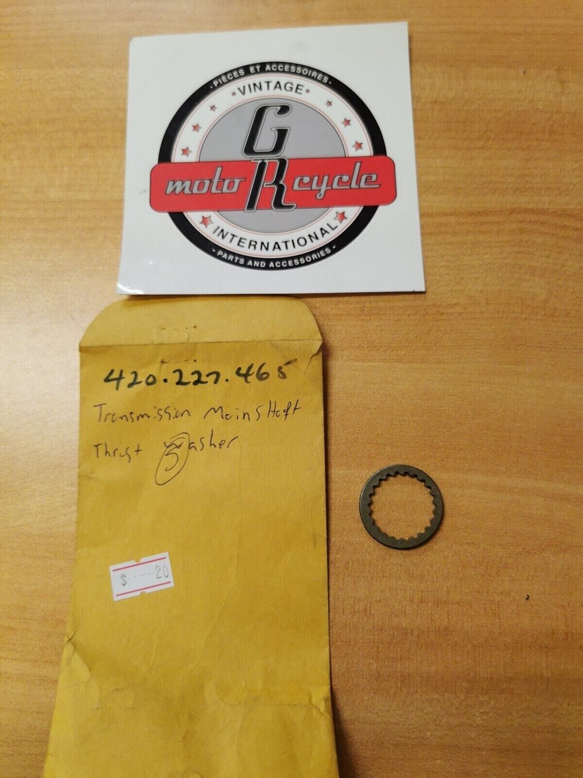 NOS CAN-AM TRANSMISSION MAIN SHAFT THRUST WASHER 420-227-465 CA4
