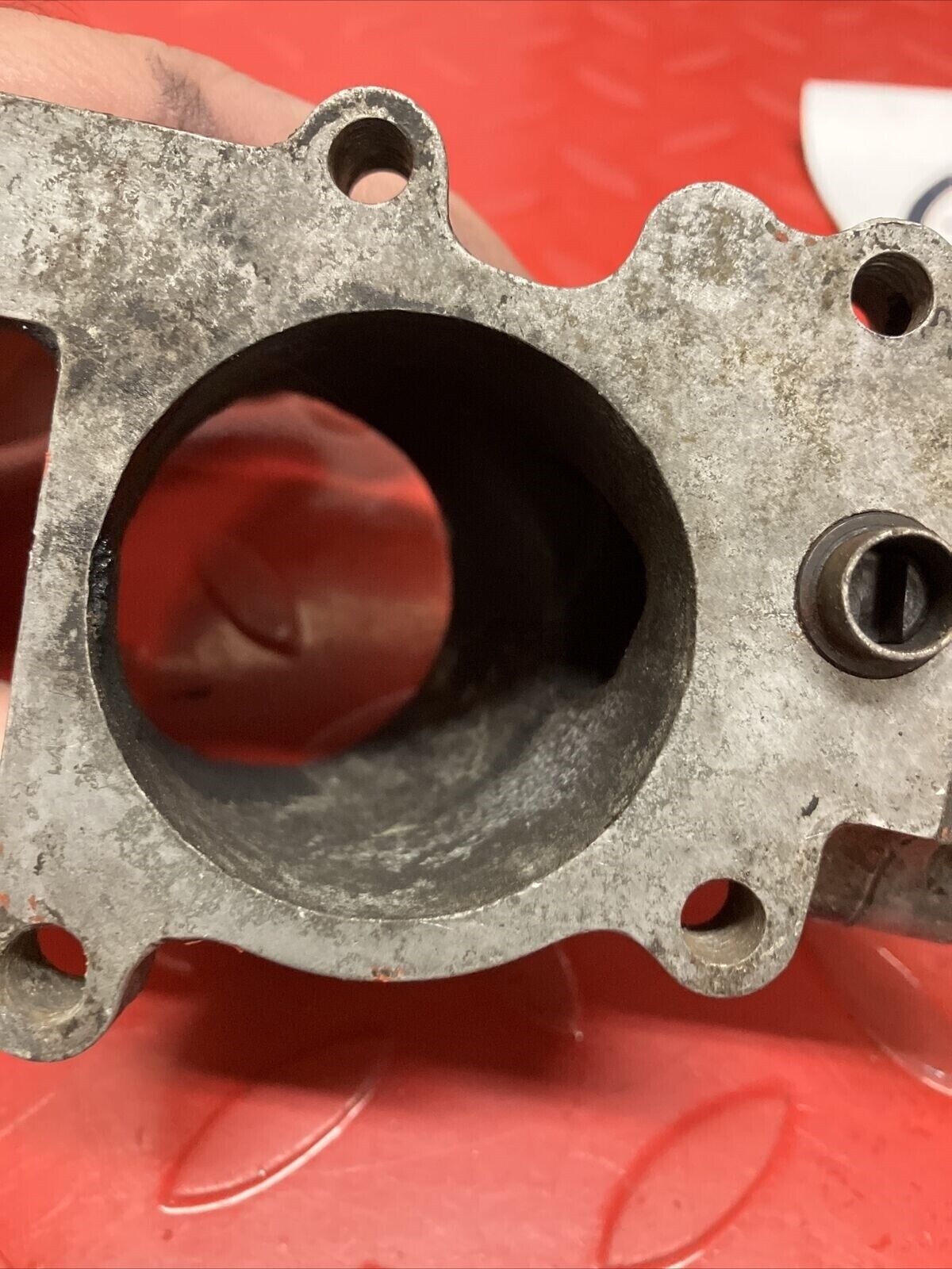 Honda CR250R 1984 exhaust manifold atac butterfly valve governor 2