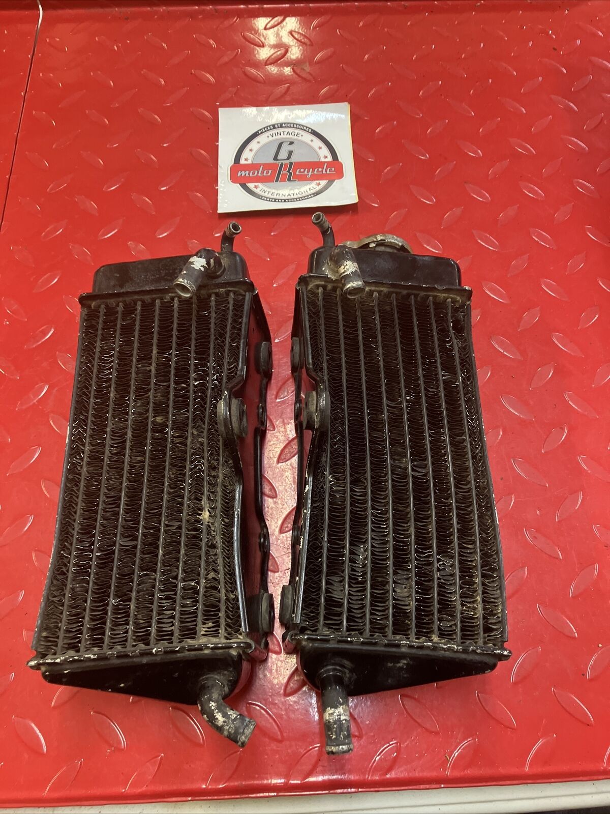 Honda CR250R 1986 Radiator left right 1987 19010-KS7-000 2