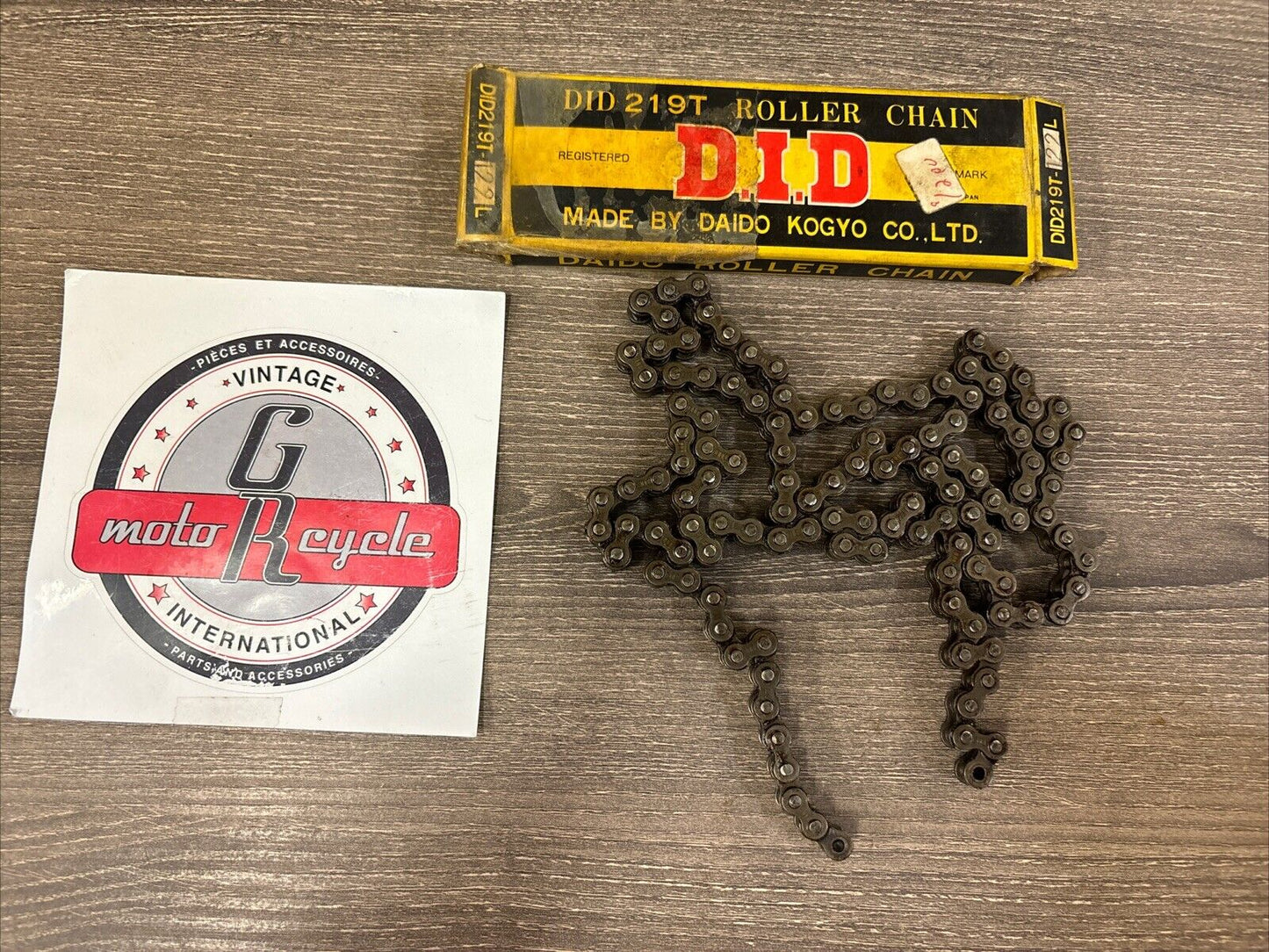 NOS D.I.D ROLLER CHAIN MISSING LINK DID219T-122L J62
