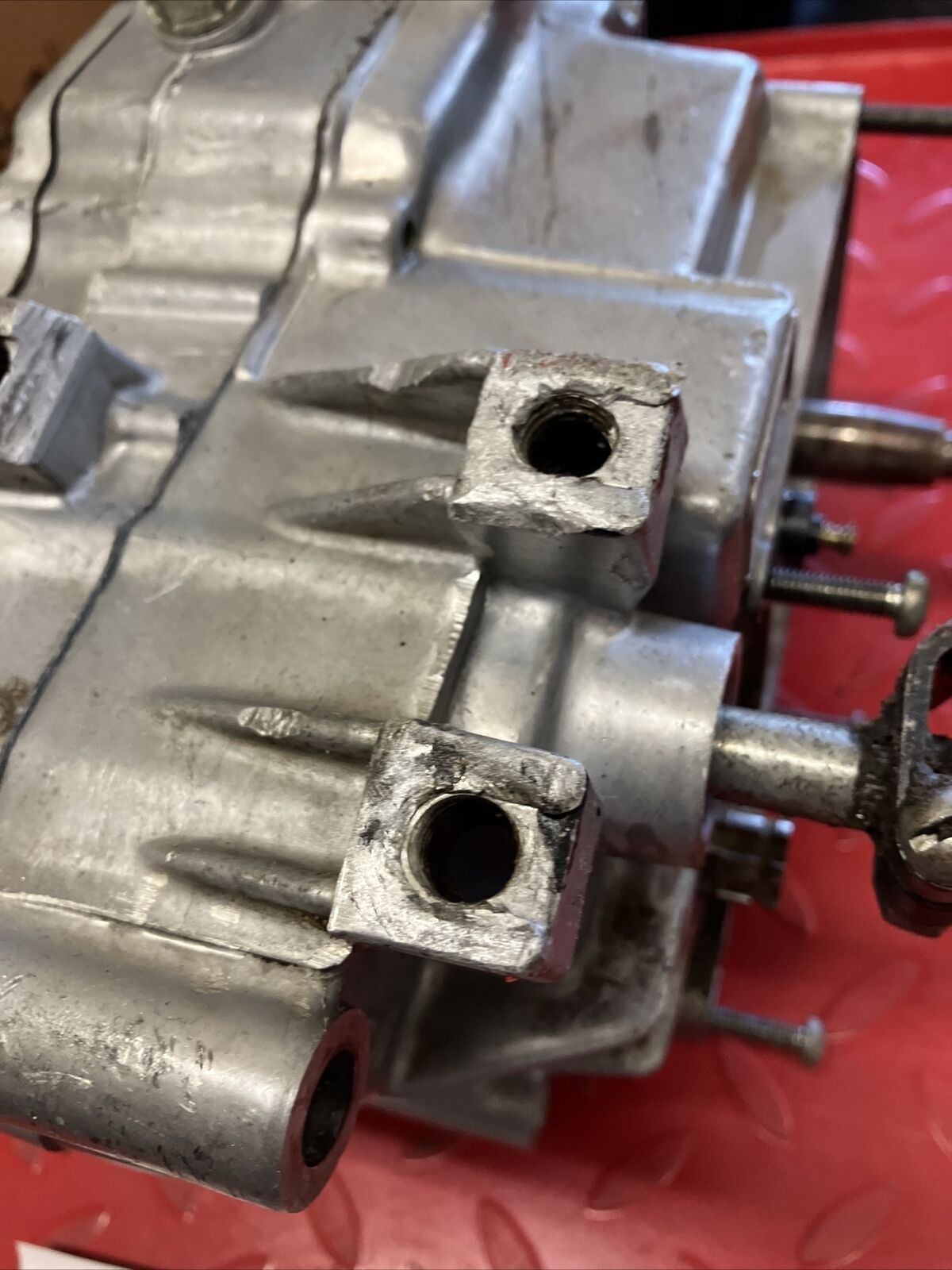 Honda XL80S 1984 engine motor bottom end crankcase crankshaft transmission XR80