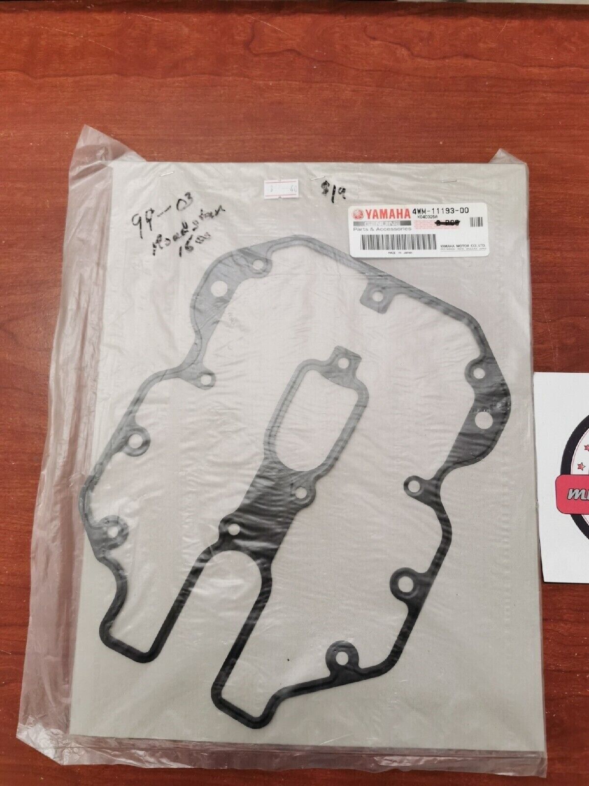 NOS Yamaha 1999 - 2003 XV1600 GASKET HEAD COVER 1 SUB. 4WM-11193-01-00 Y73