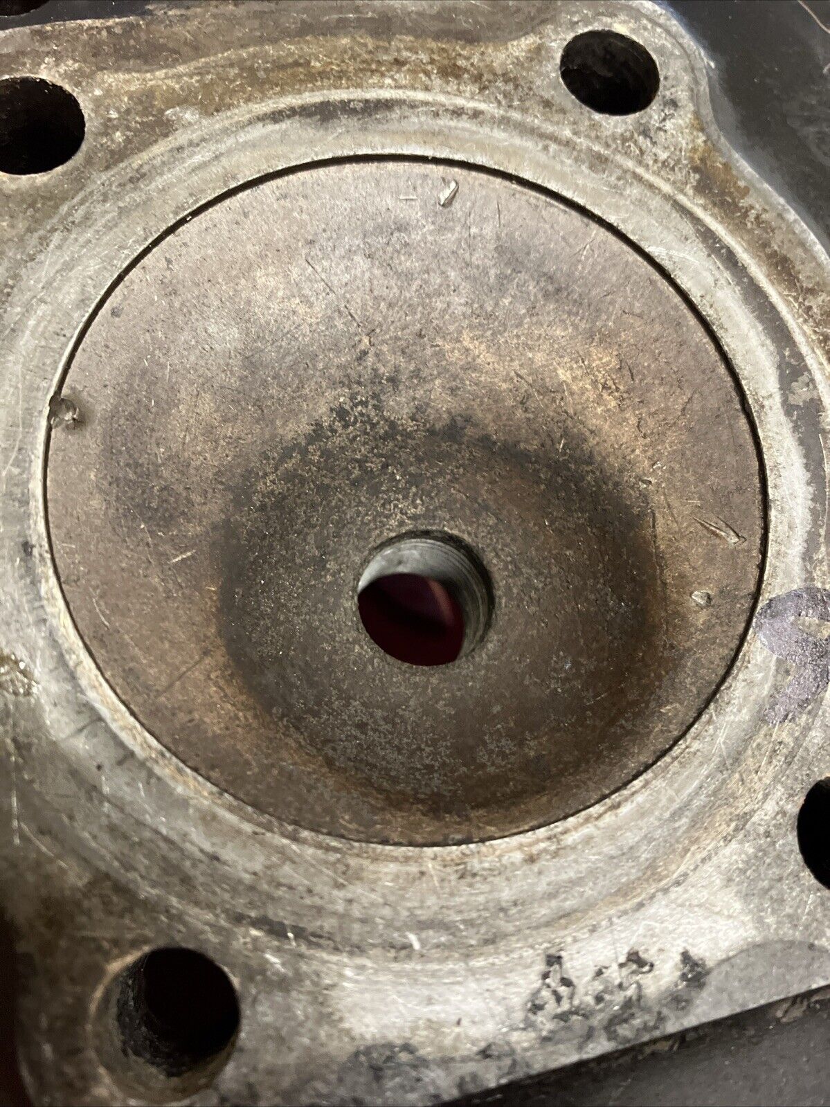 Yamaha DT125 1978 cylinder jug barrel head 2