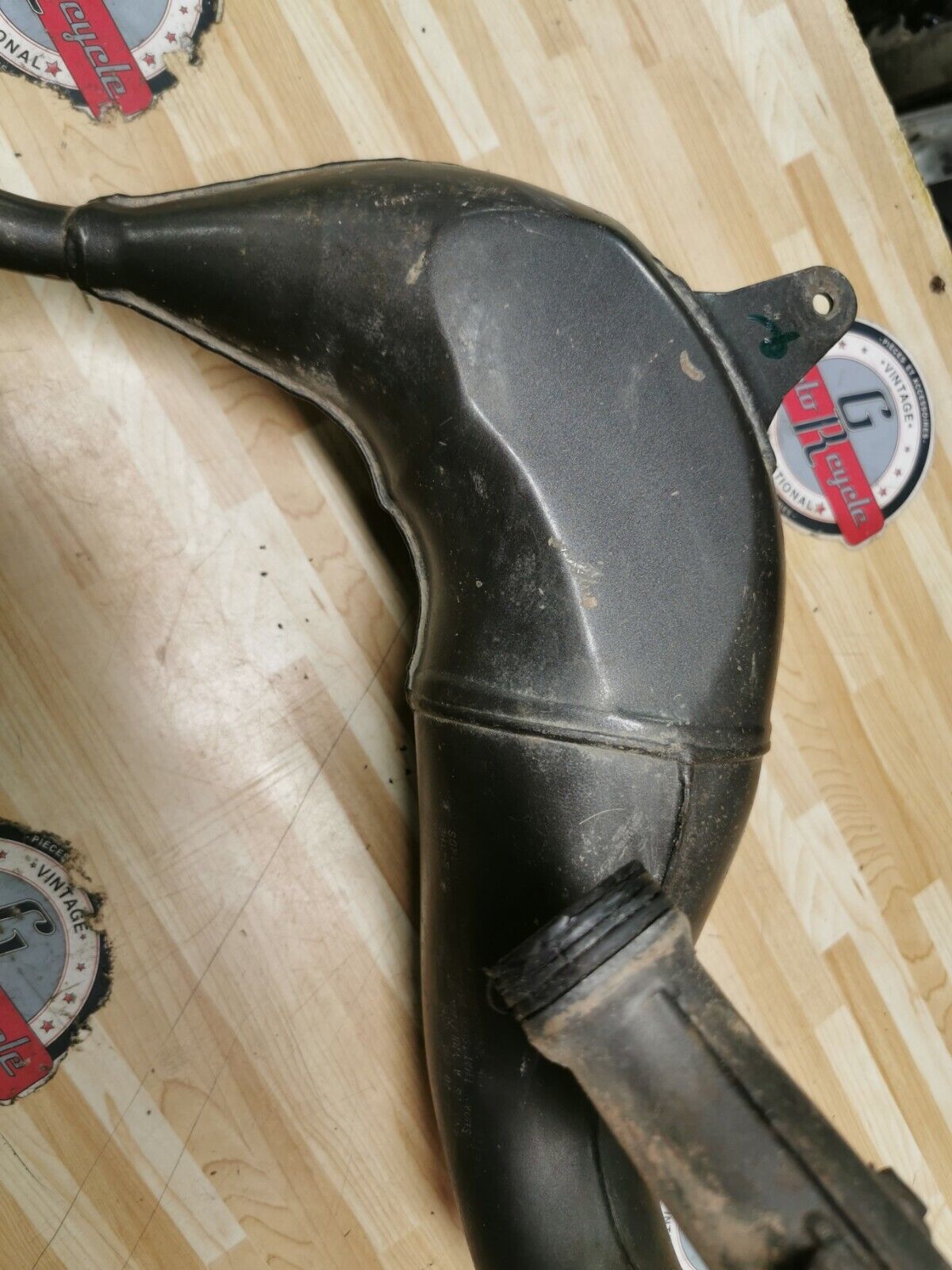 Kawasaki KX100 2008 exhaust header pipe expansion chamber 2