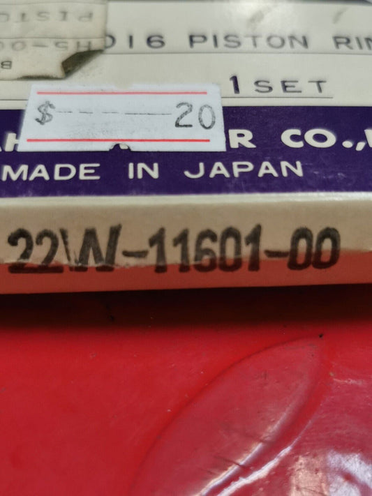 NOS YAMAHA Piston Ring Set 22W-11601-00-00 Y32