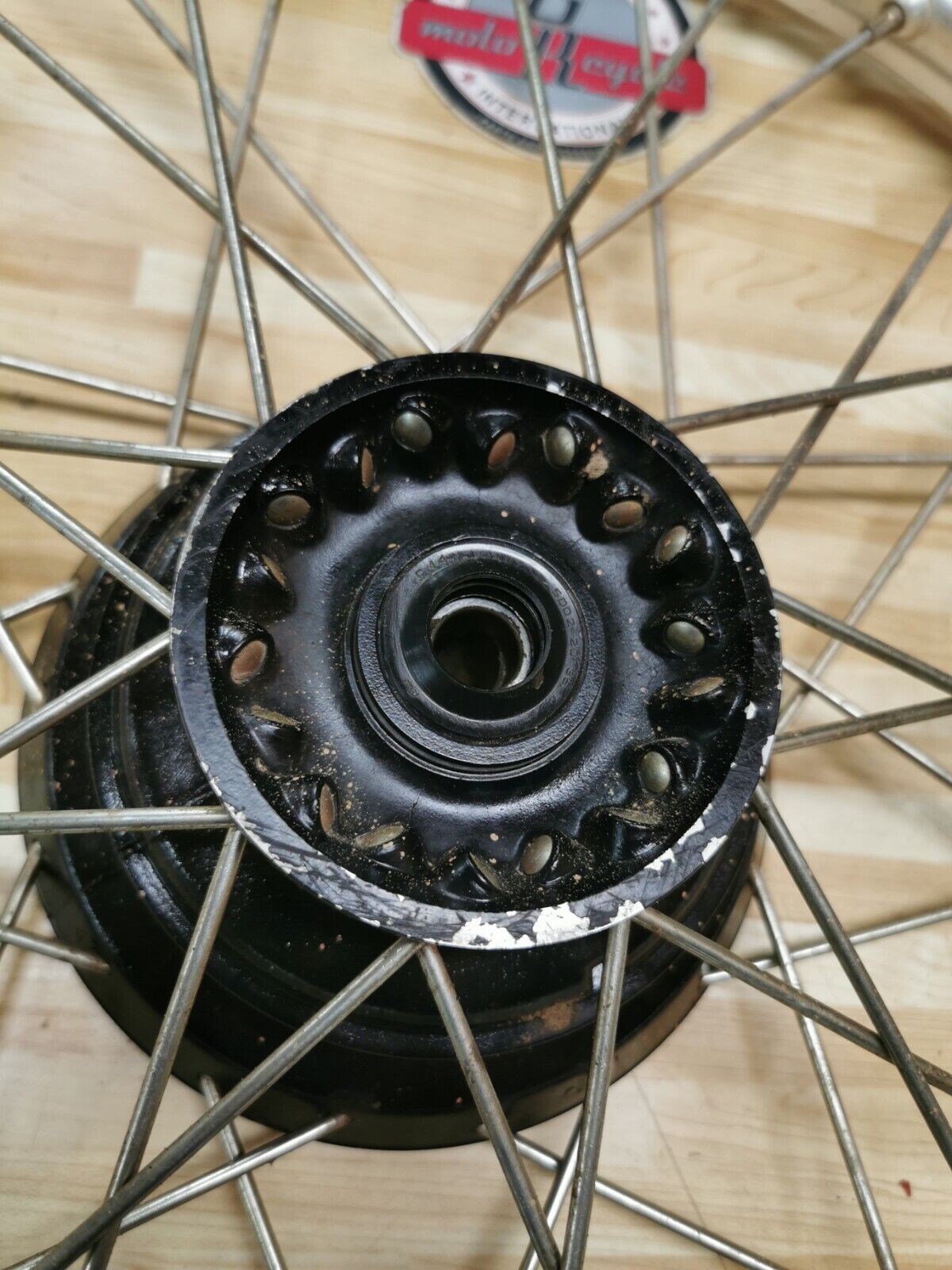 Honda XR200R 1996 front wheel hub rim 1994 - 2002 44650-KT0-306 44601-KK0-770