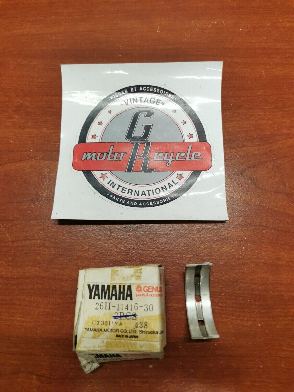 NOS Yamaha CRANKSHAFT PLANE BEARING 26H-11416-30-00 SUB. 1FK-11416-31-00 Y98