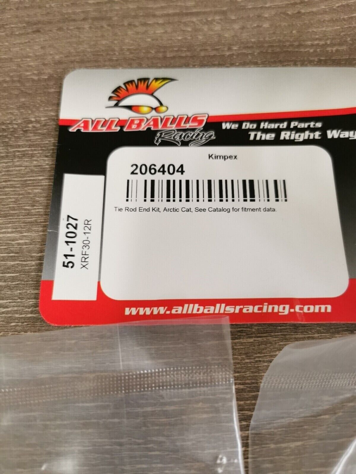 NOS ALL BALLS Arctic Cat 250 400 1000 700  Tie Rod End Kit 51-1027 J50
