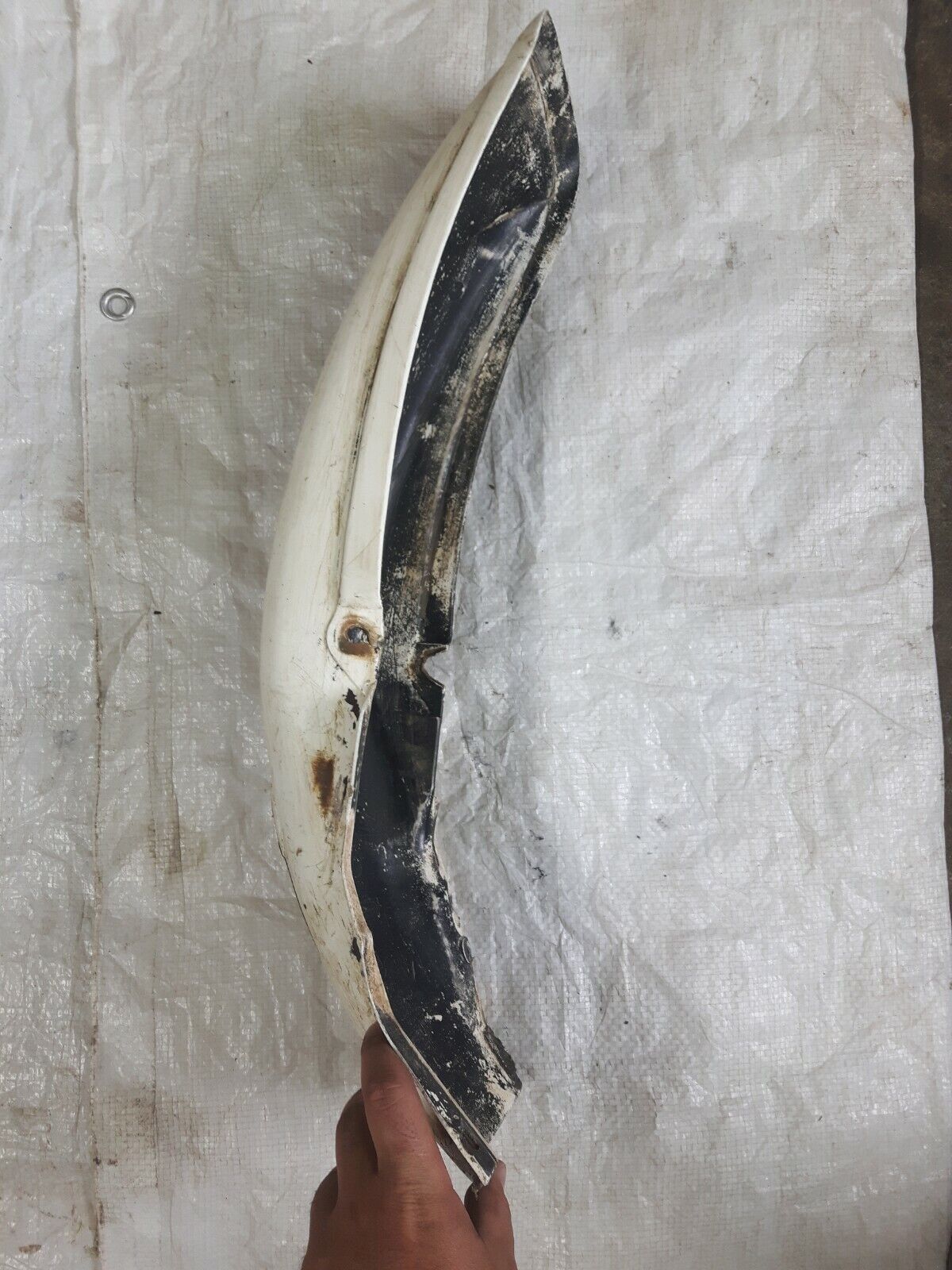 Yamaha YZ125 1986 rear fender fairing plastic YZ250 YZ490