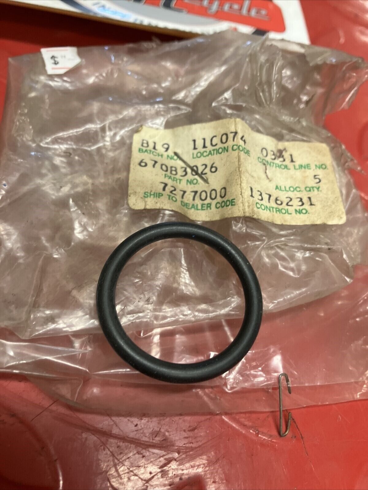 NOS KAWASAKI O-RING 26MM 670B3026 K17