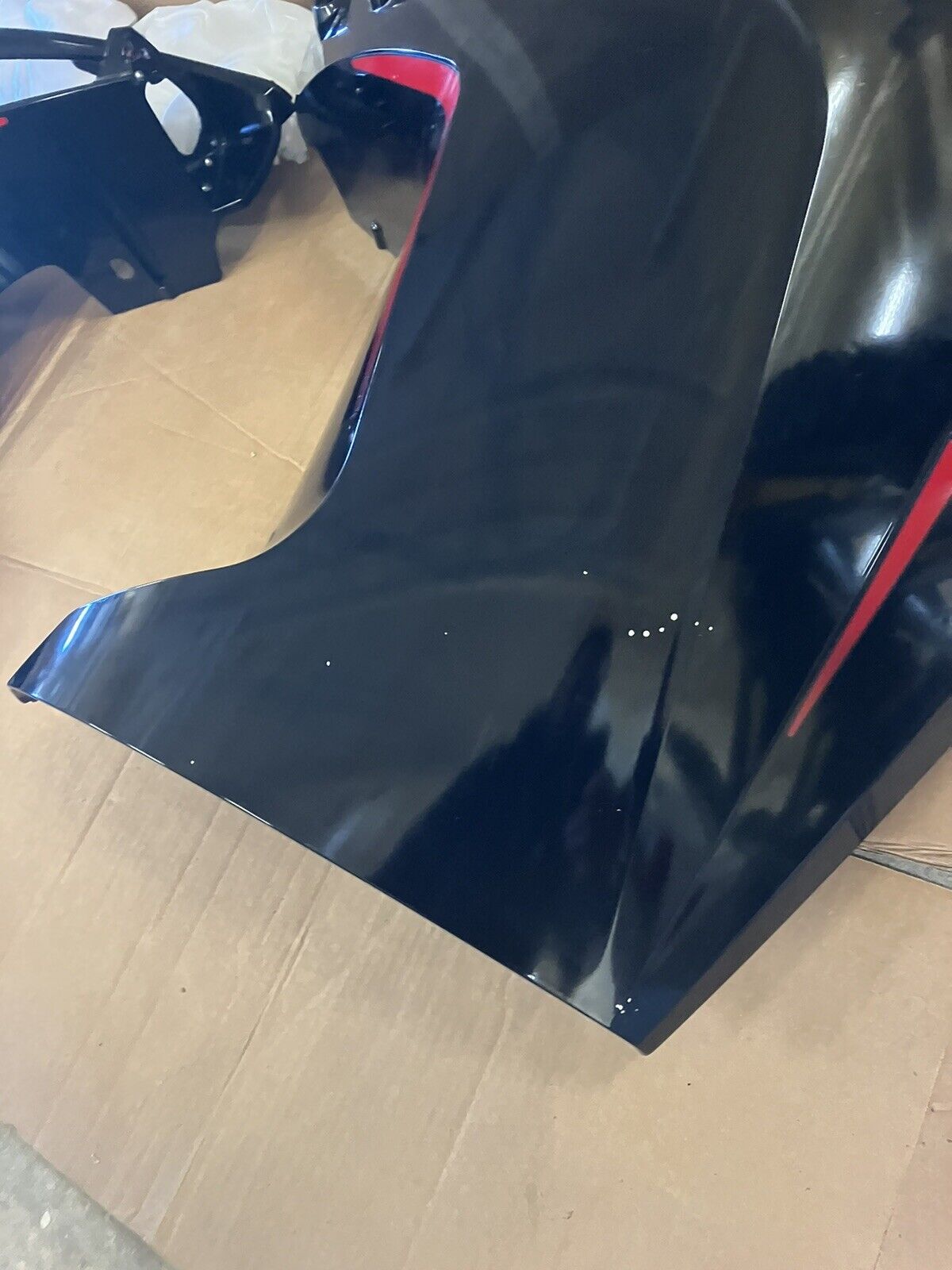 Mercury Engine motor Lower cowl set black and red 100-8m0142219