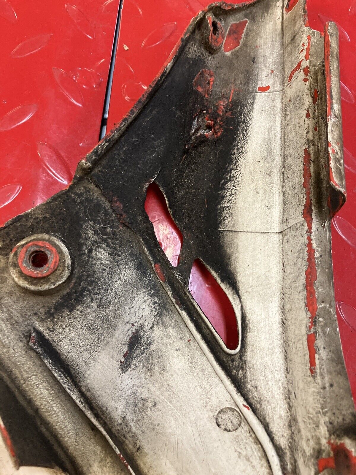 Honda CR125R 1988 left right side cover panel CR500R 83520-KS6-700ZE