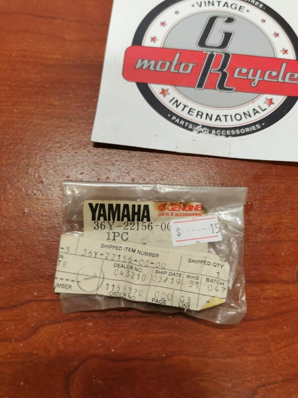 NOS Yamaha 1984 1985 FJ1100 PLATE WASHER 36Y-22156-00 Y69