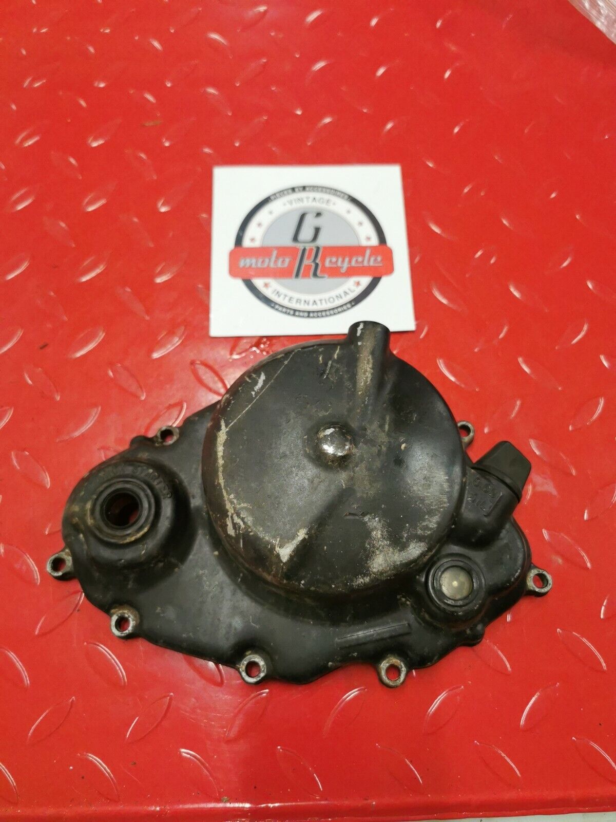 Kawasaki KX80 1979 right side clutch cover KDX80 1980
