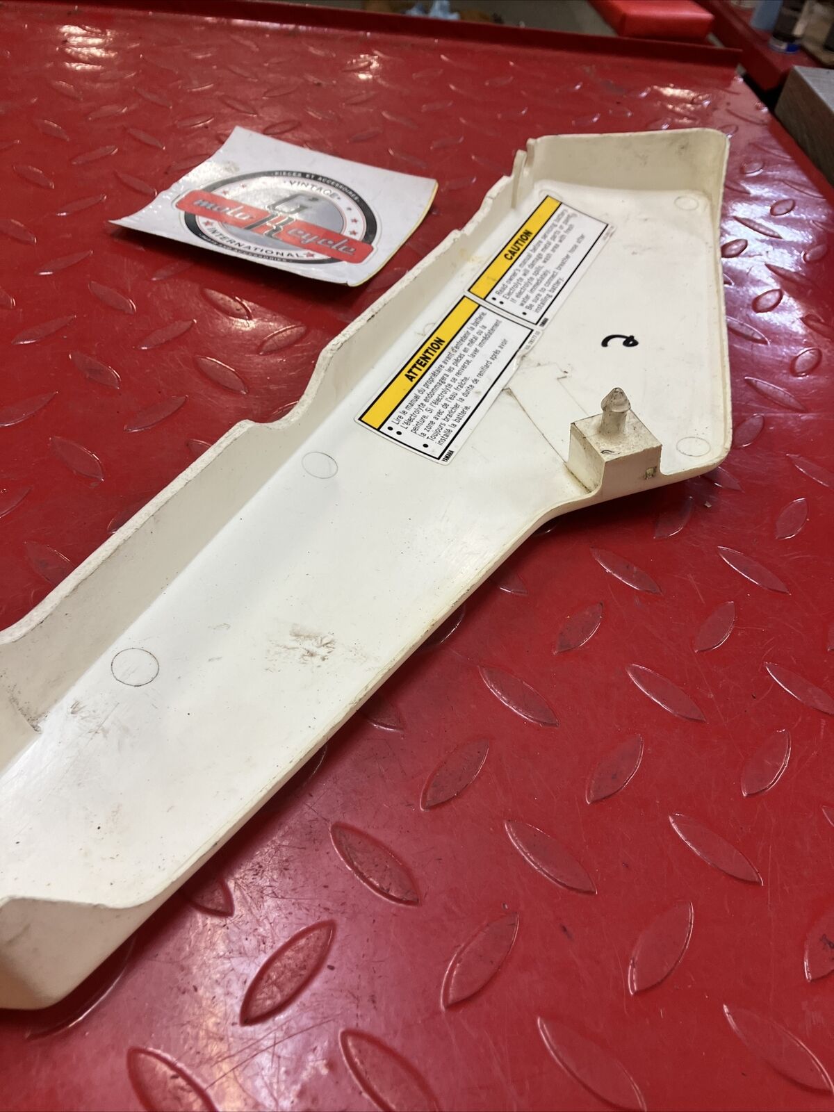 Yamaha DT50 Right side cover panel 2