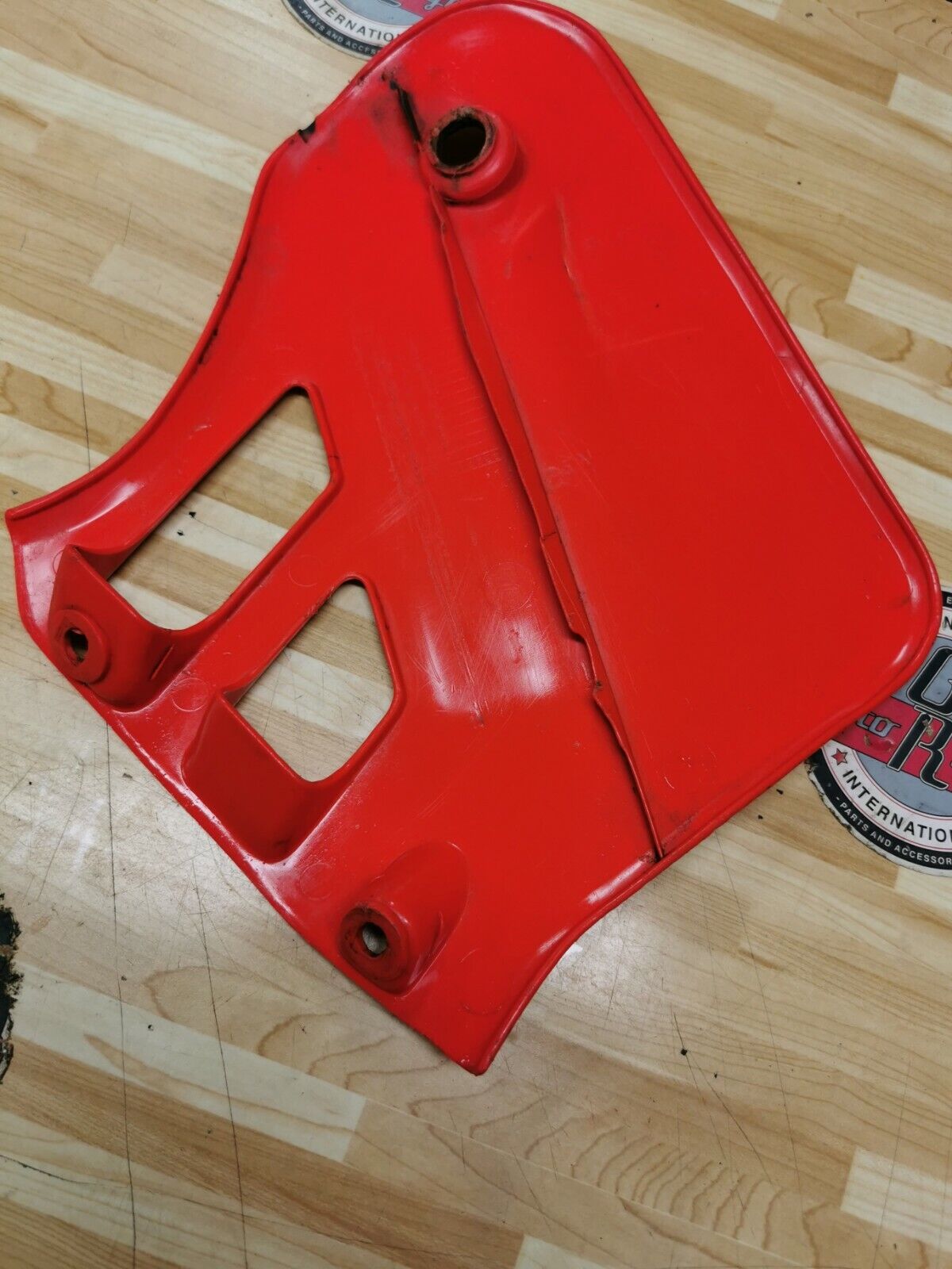 Honda CR125R 1986 Right fuel tank radiator shroud guard plastic fairing G