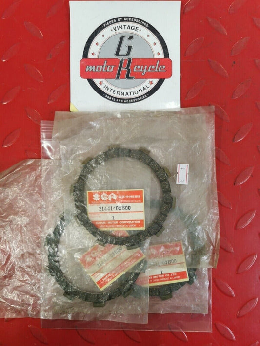 NOS SUZUKI RM80 1986 1987 1988 CLUTCH DRIVE PLATE QTY 3 21441-02B00 S11