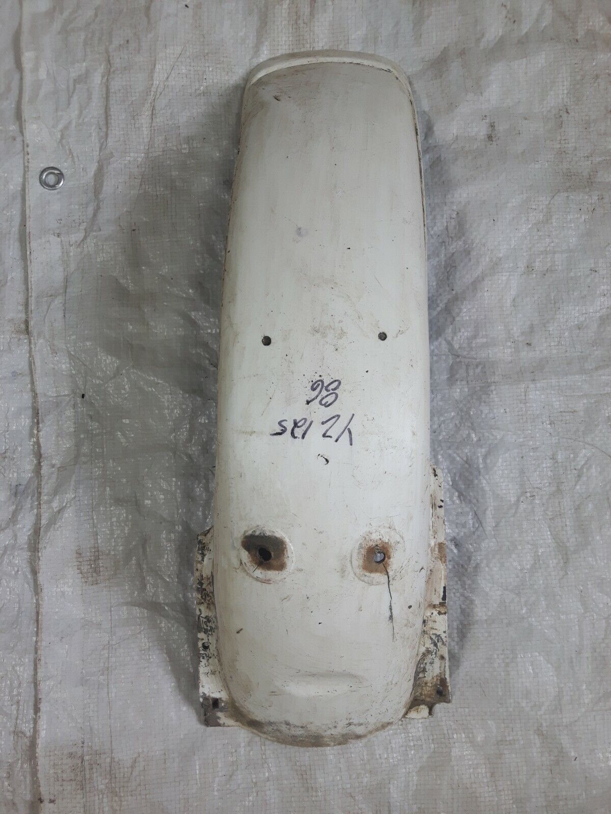 Yamaha YZ125 1986 rear fender fairing plastic YZ250 YZ490