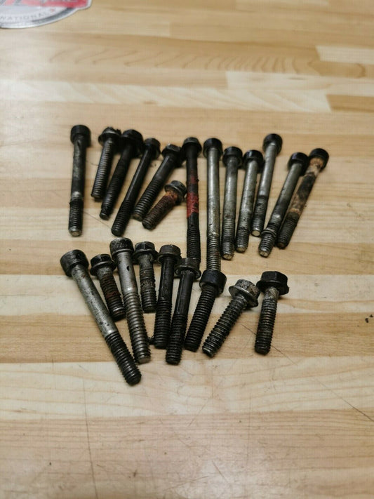 Honda CR80R 1984 motor engine crankcase bottom end cover bolt hardware