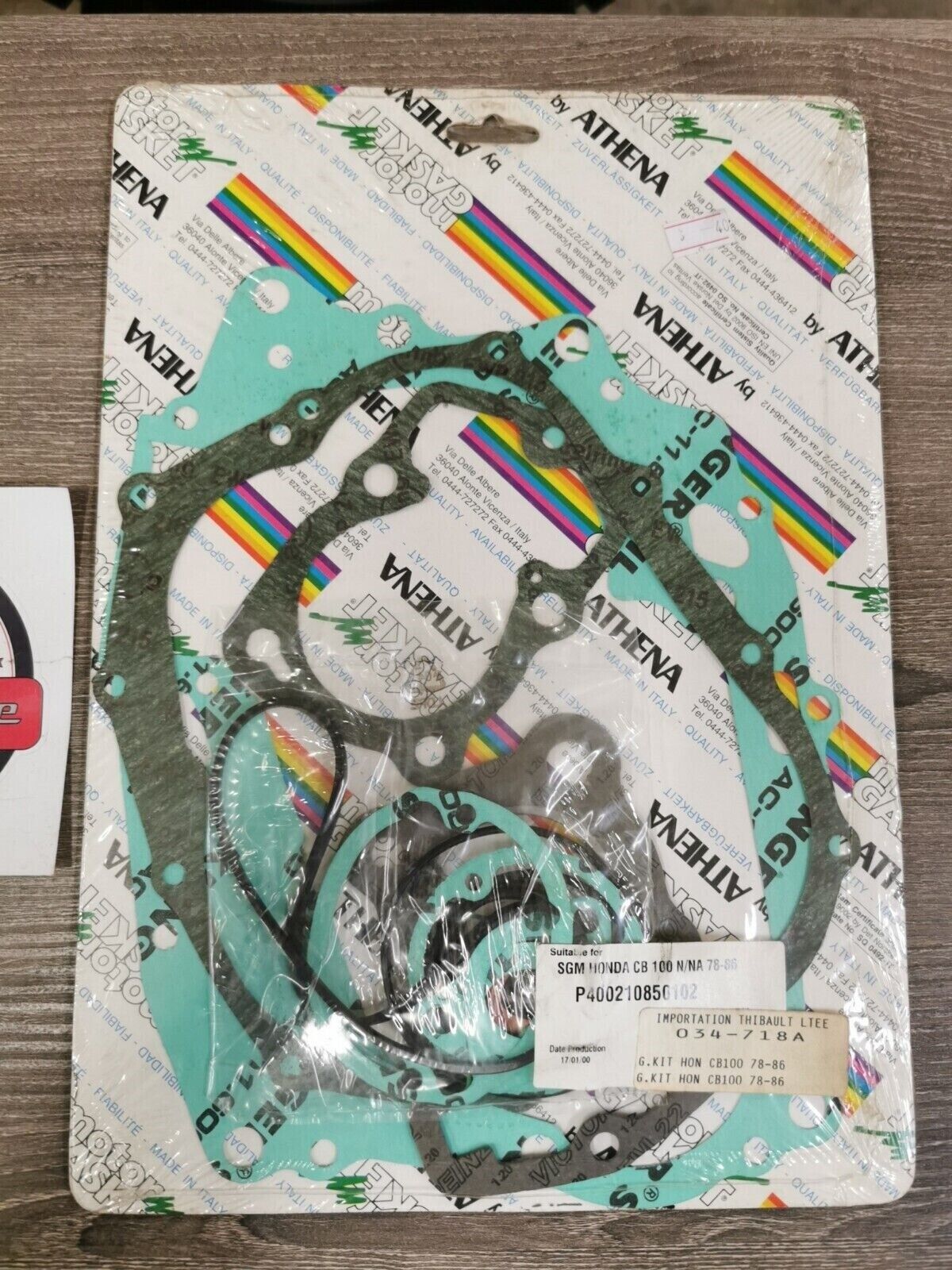 NOS ATHENA HONDA CB100 1978 - 1986 Complete Gasket Kit P400210850102 J28