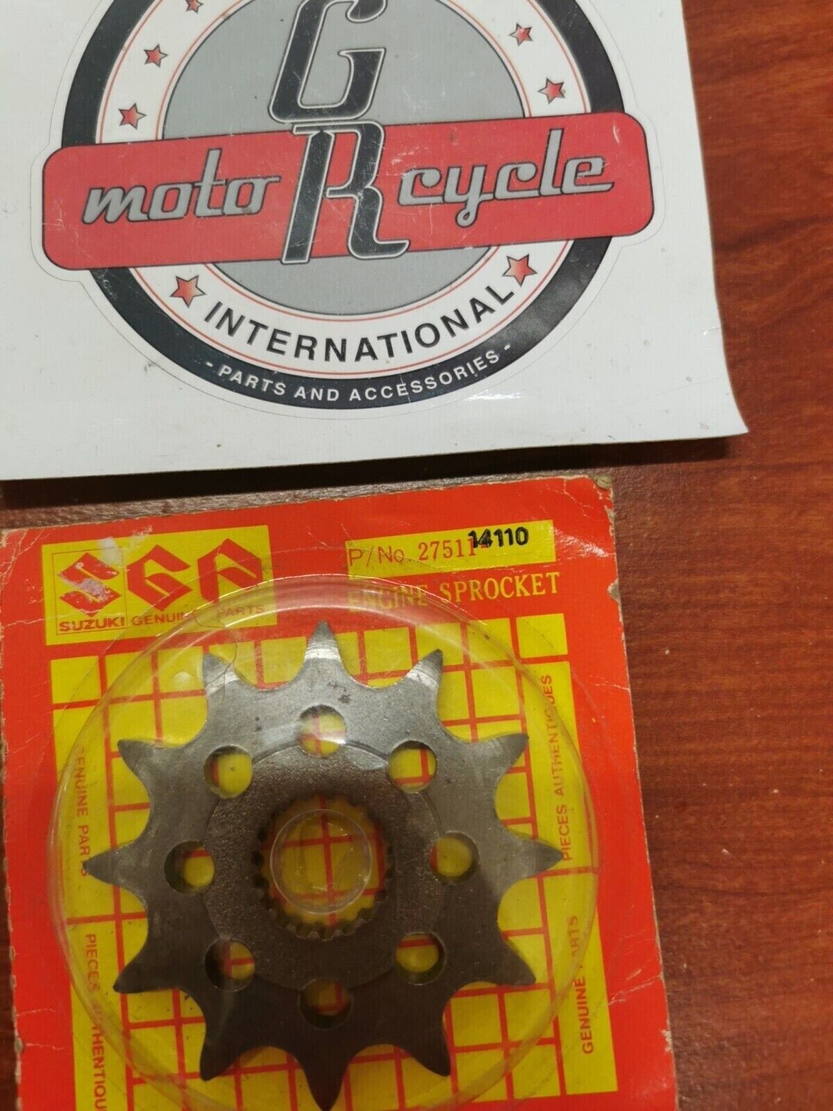 NOS Suzuki RM125 RM-Z250 ENGINE SPROCKET 27511-14110 SUB. 27511-14111 S21