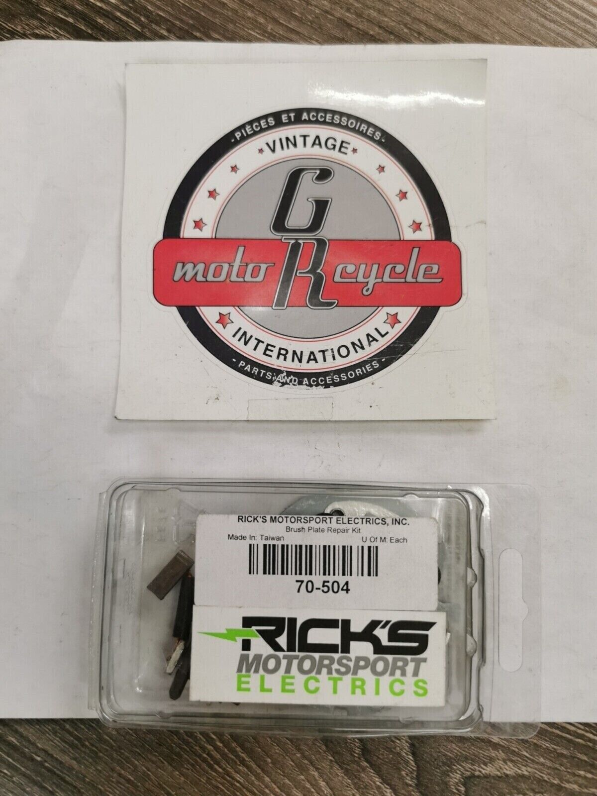 NOS RICKS MOTOSPORT Electrics Starter Motor Brush Plate Repair Kit 70-504 J35
