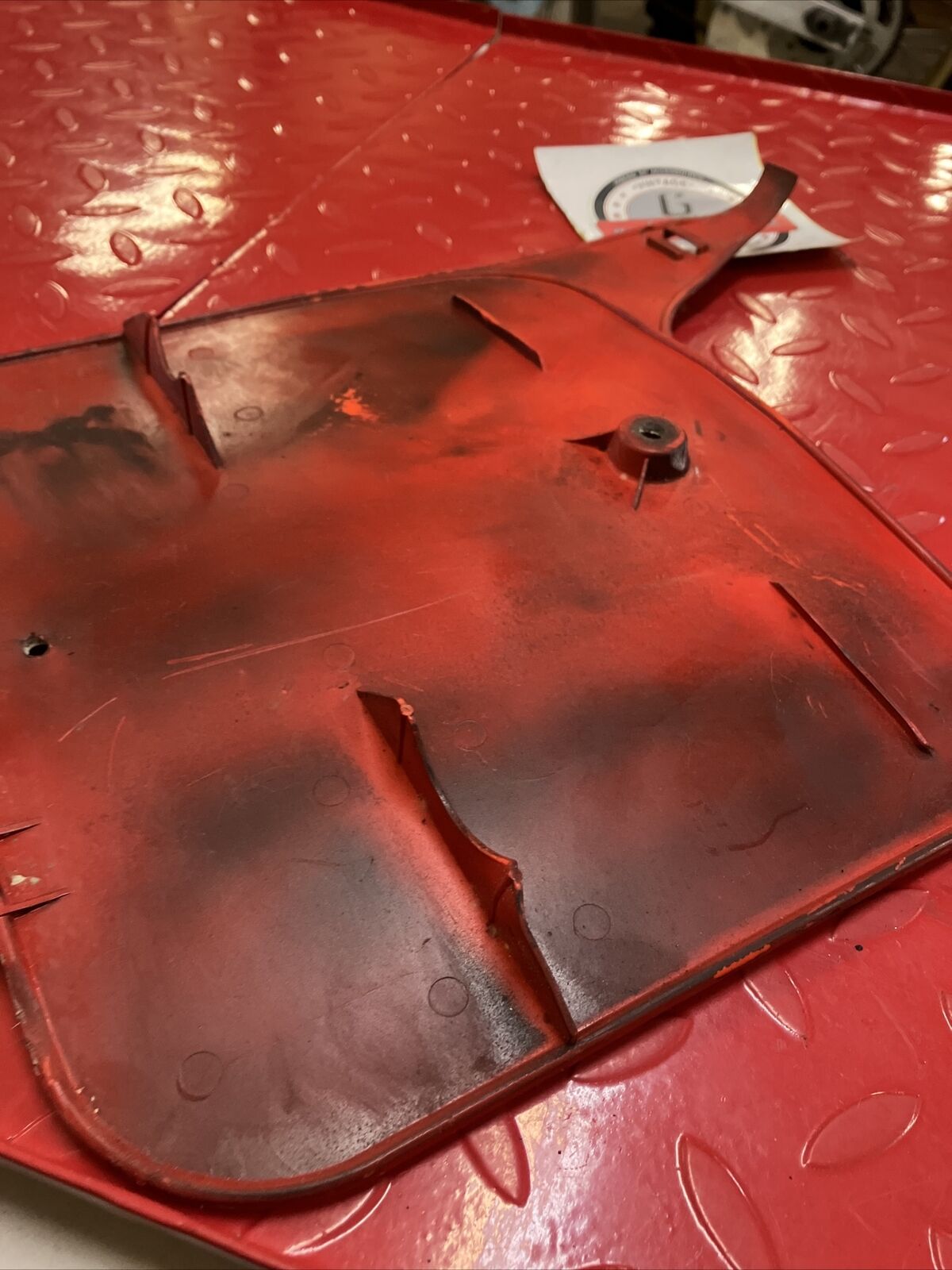 Honda CR250R 1984 front number plate panel