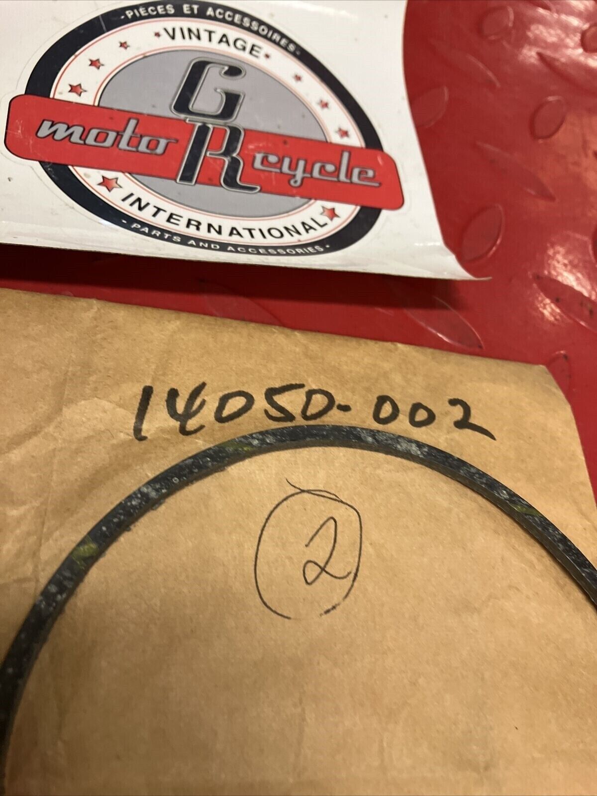 NOS KAWASAKI BREAKER COVER GASKET 14050-002 K21