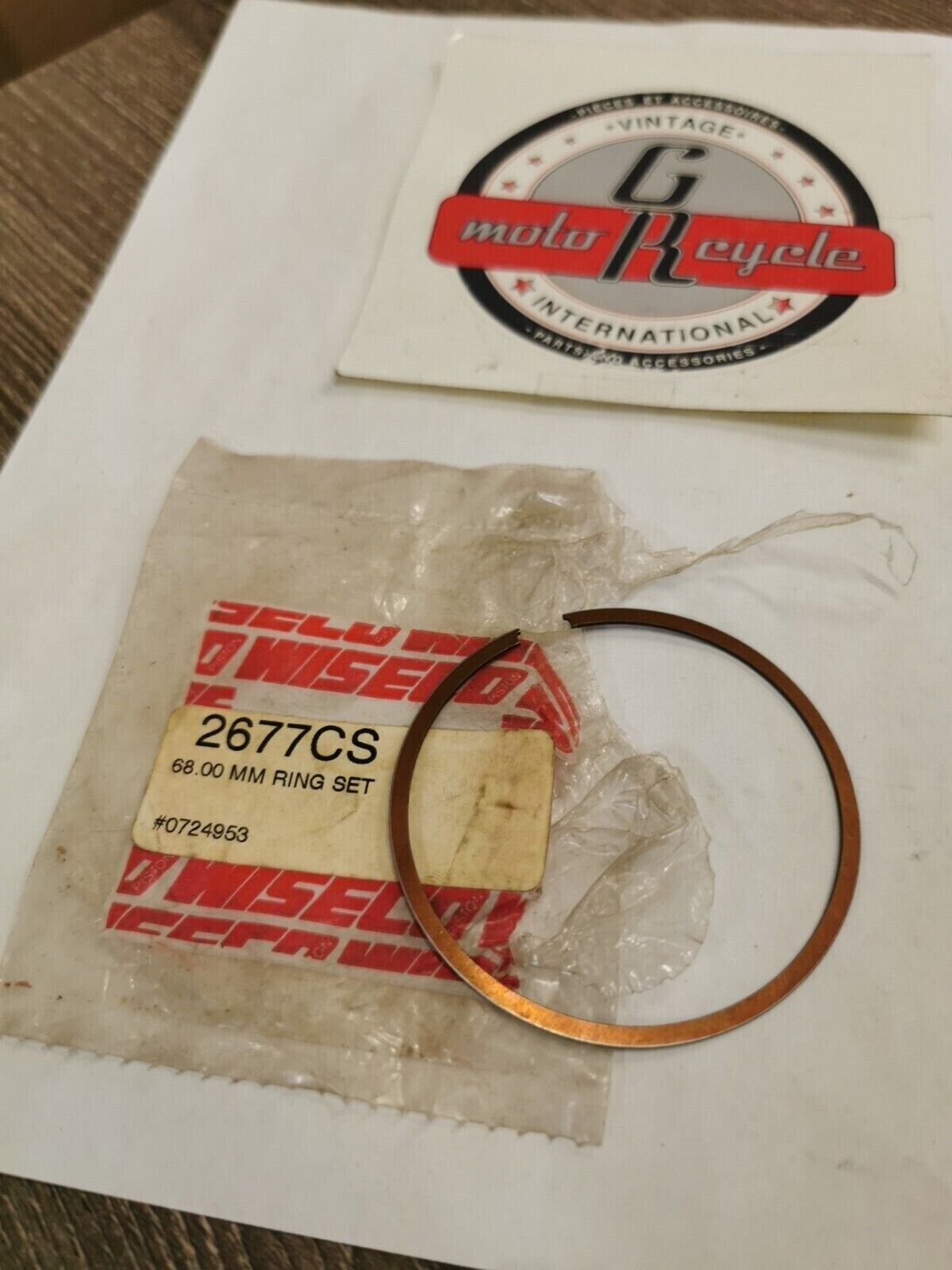 NOS WISECO Ring Set 68.00 Mm  2677CS J31