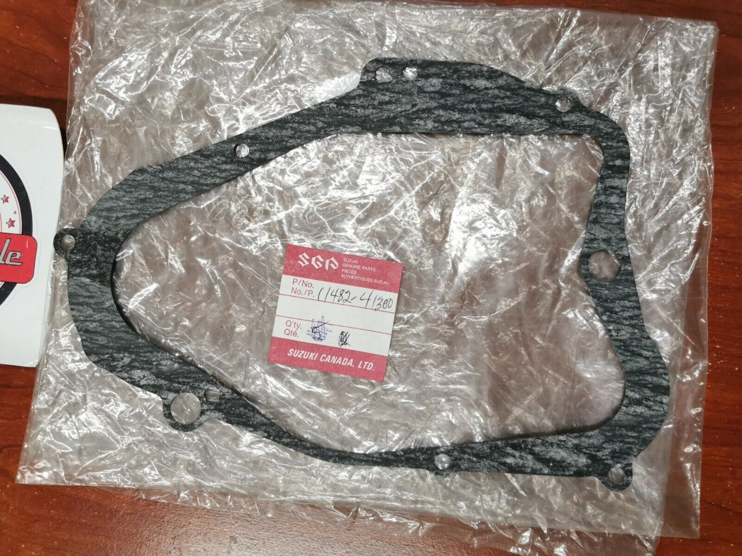 NOS SUZUKI PE175 RM100 CLUTCH COVER GASKET 11482-41300 SUB. 11482-41301 S31