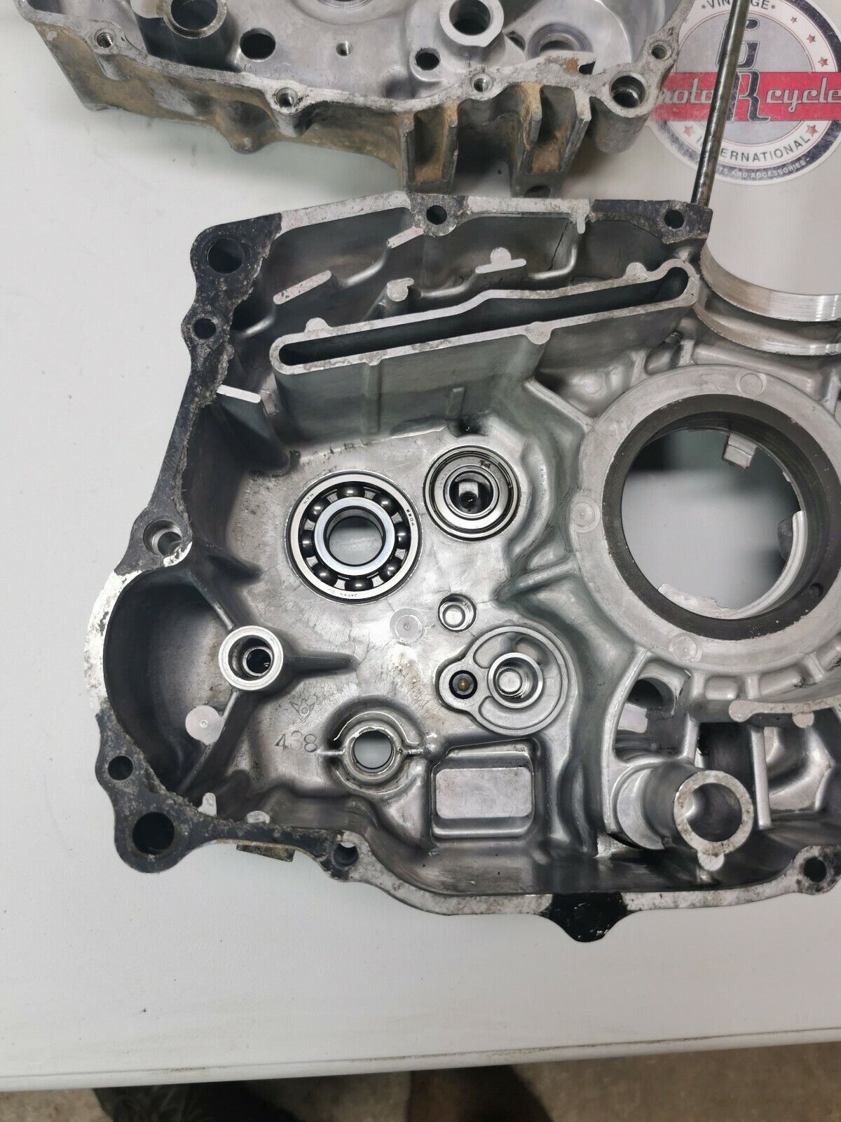 Honda CT125 1977 crankcase crank case left right TL125 1976 11100-383-000