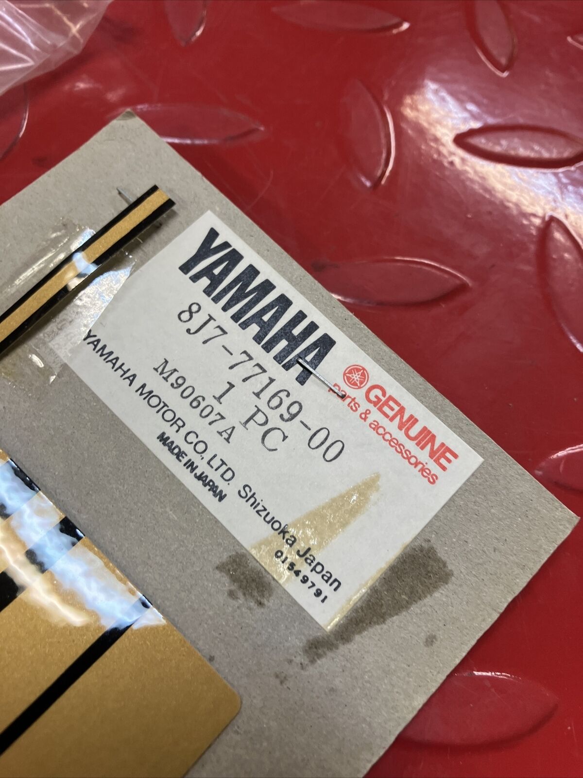 NOS Yamaha EX440 1980 DECAL ORNAMENT 3 8J7-77169-00-00 Y36