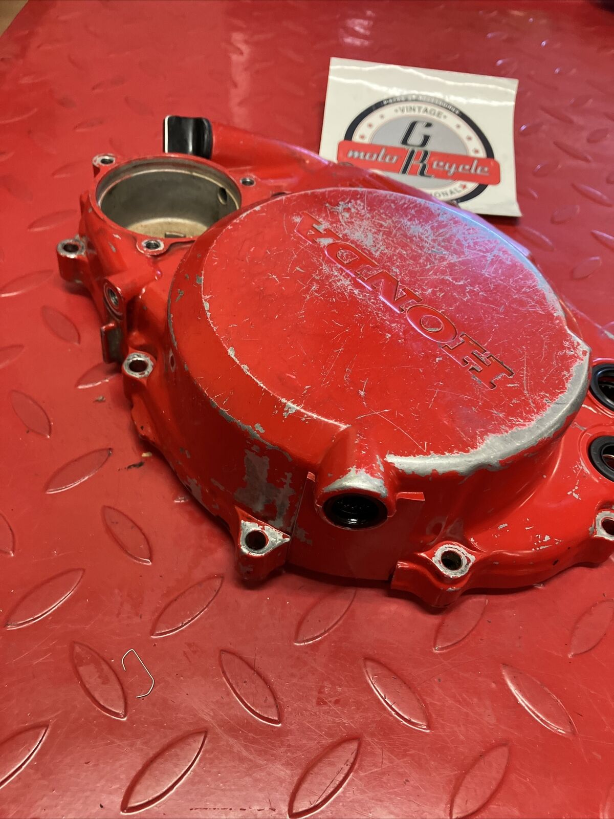 Honda XL350R 1986 Right crankcase clutch cover