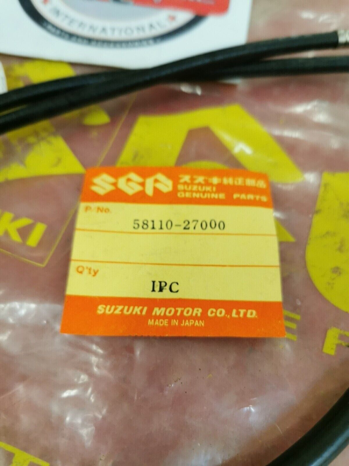 NEW NOS SUZUKI MT50 1973 CABLE FRONT BRAKE 58110-27000 S13