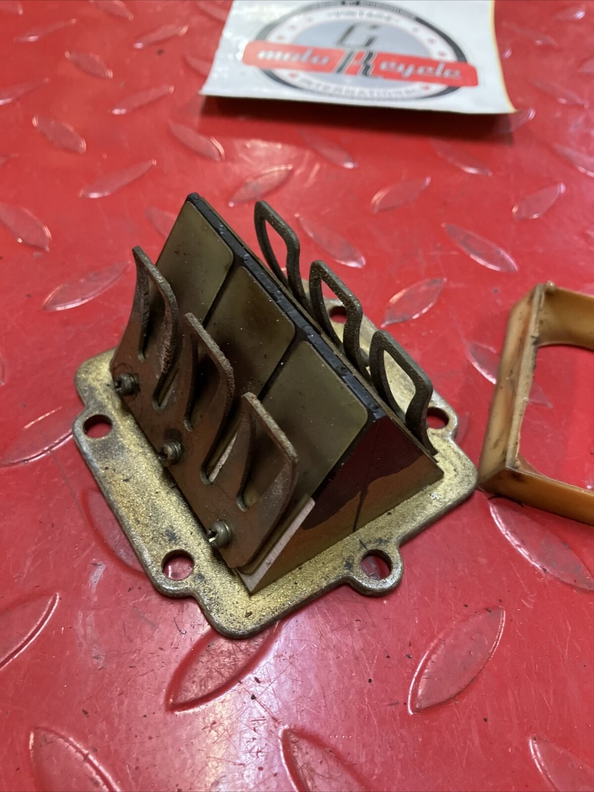 Kawasaki KDX200 1987 reed valve block cage 1983 1984 1985 1986