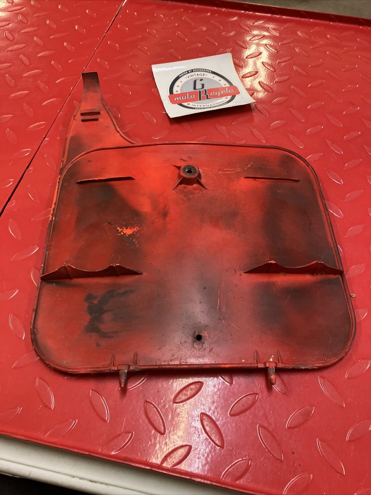 Honda CR250R 1984 front number plate panel