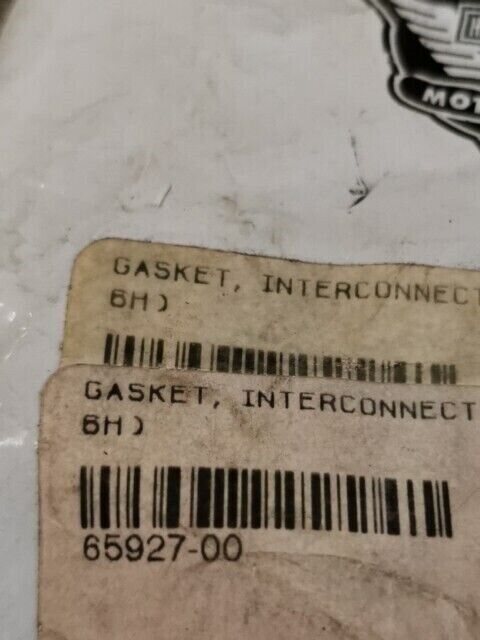 NOS HARLEY DAVIDSON XL1200C  Exhaust Inter Connect Gasket KIT QTY2 65927-00 A5