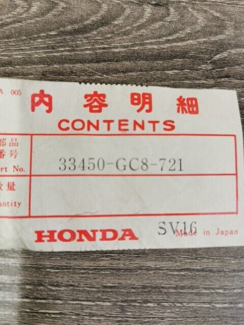 NOS HONDA NH80MD 1983 1984 NH80MD AREO WINKER ASSY L FR 33450-GC8-721 H72