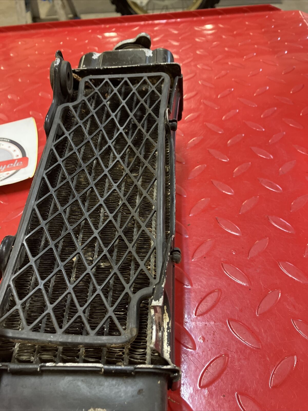 Honda CR80R 1984 radiator and grille guard 19010-GC4-731