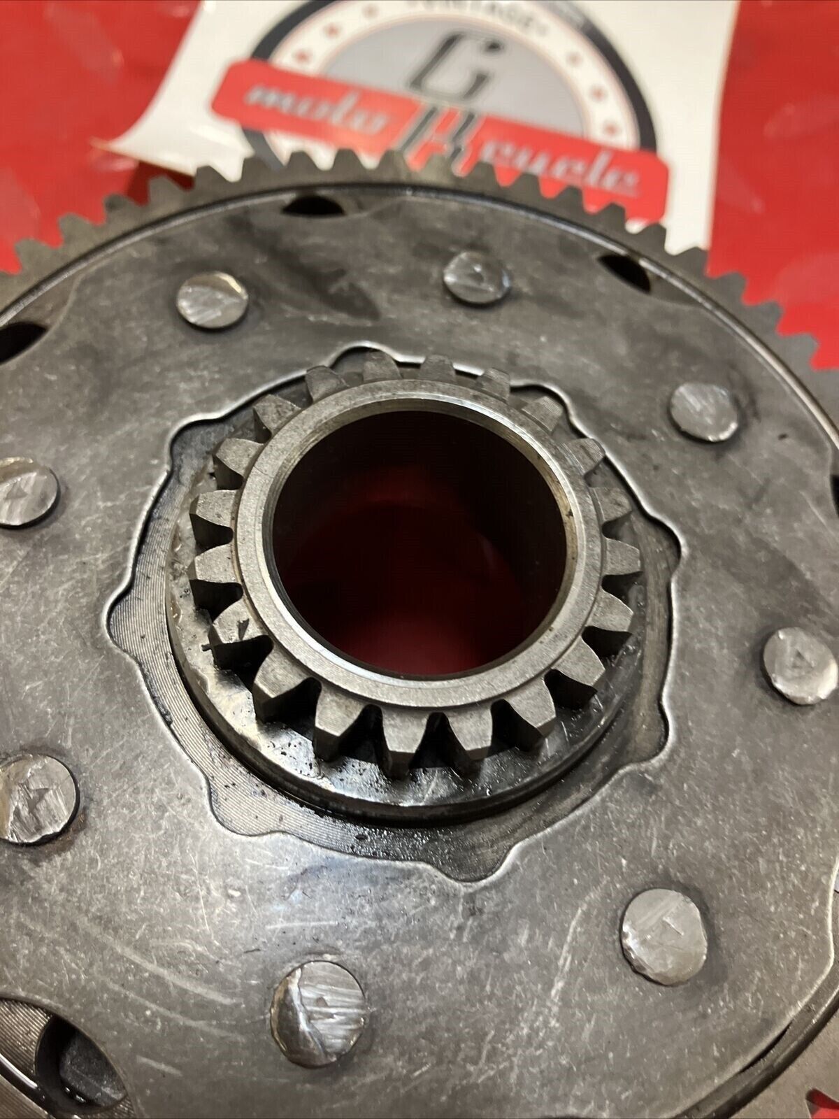 Honda CR125R 1987 clutch basket outer hub 1988 1989