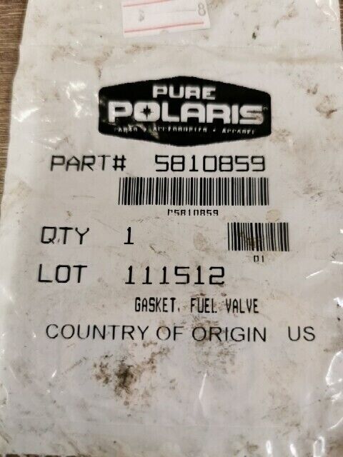 NOS POLARIS ATV SCRAMBLER 500 MAGNUM SPORTSMAN 4X4 GASKET FUEL VALVE 5810859 A5